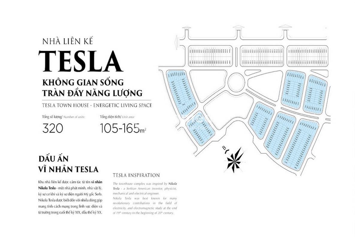 Mặt bằng nhà liên kế Tesla
