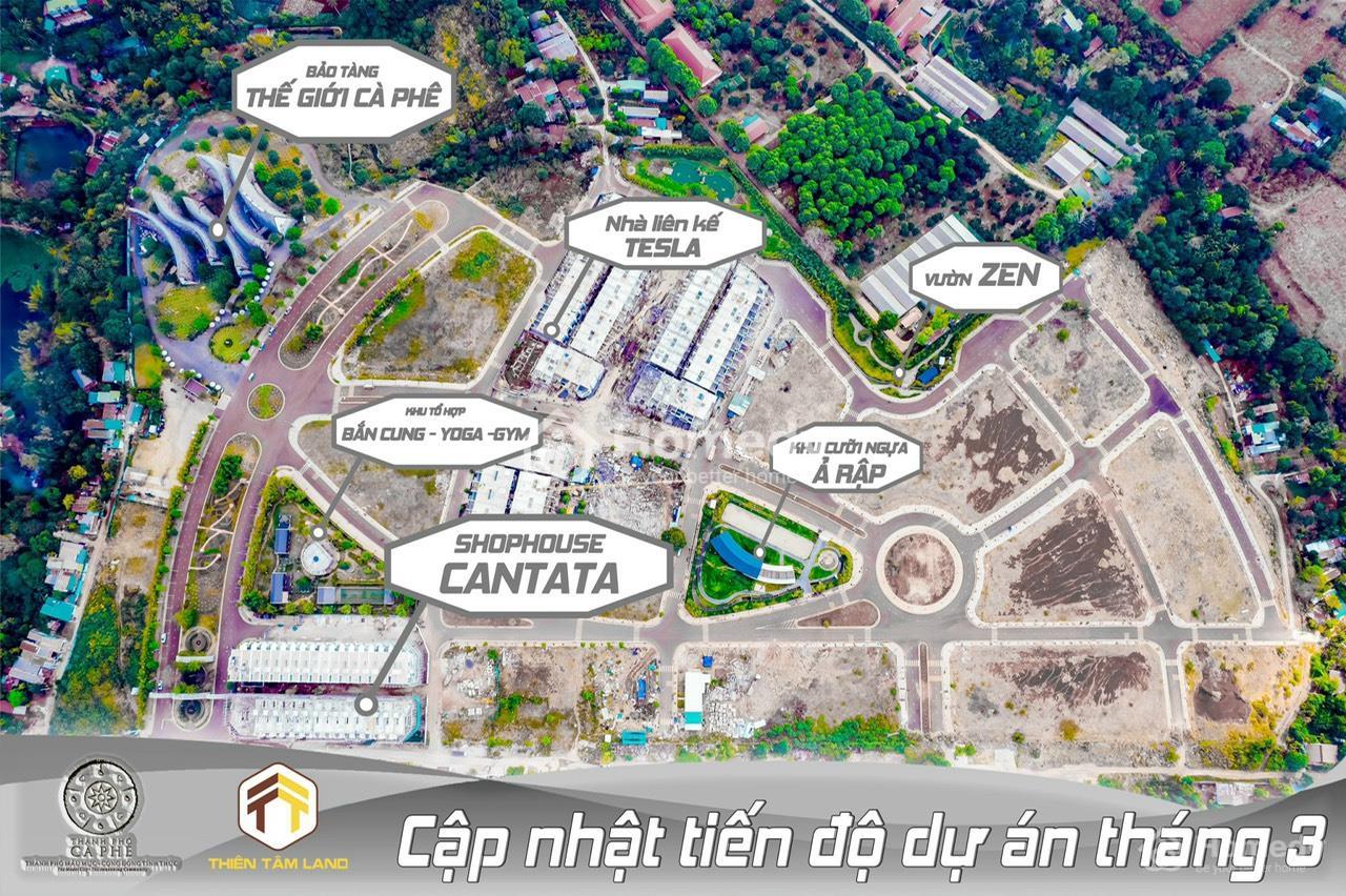 Tiến độ dự án Thành phố Cà Phê tháng 3/2022
