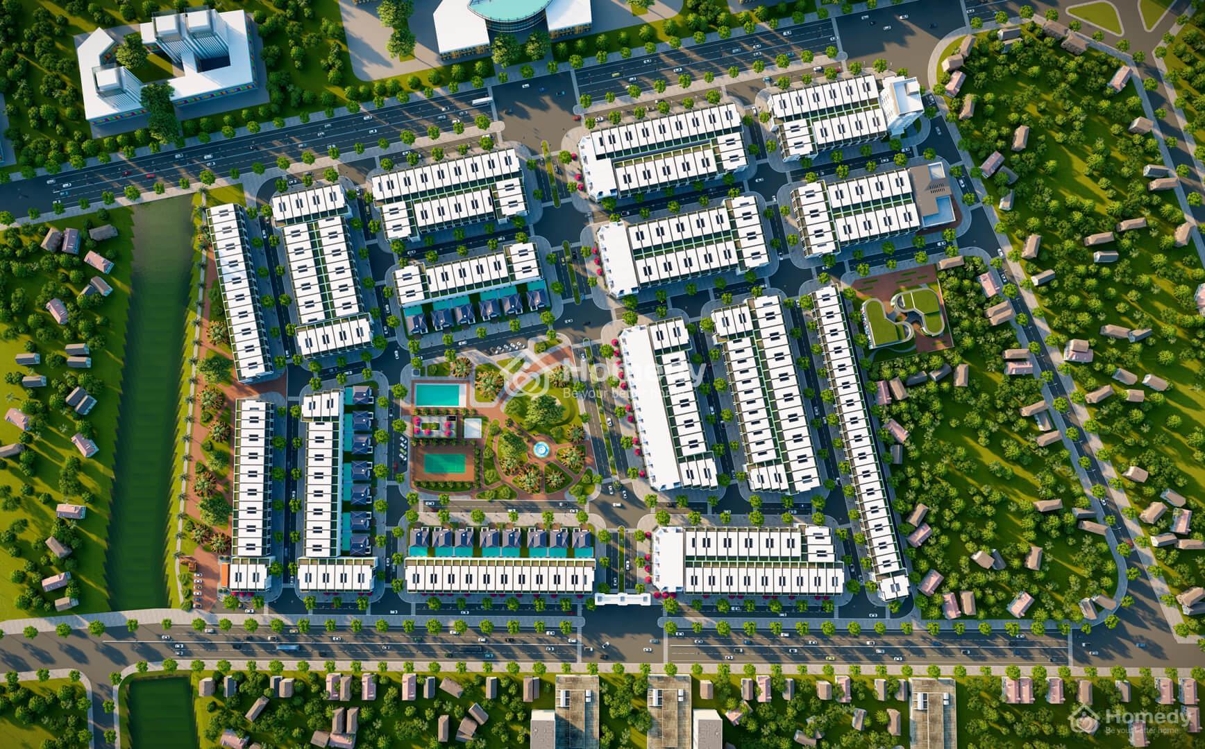 Mặt bằng dự án KĐT Phú Mỹ Lộc