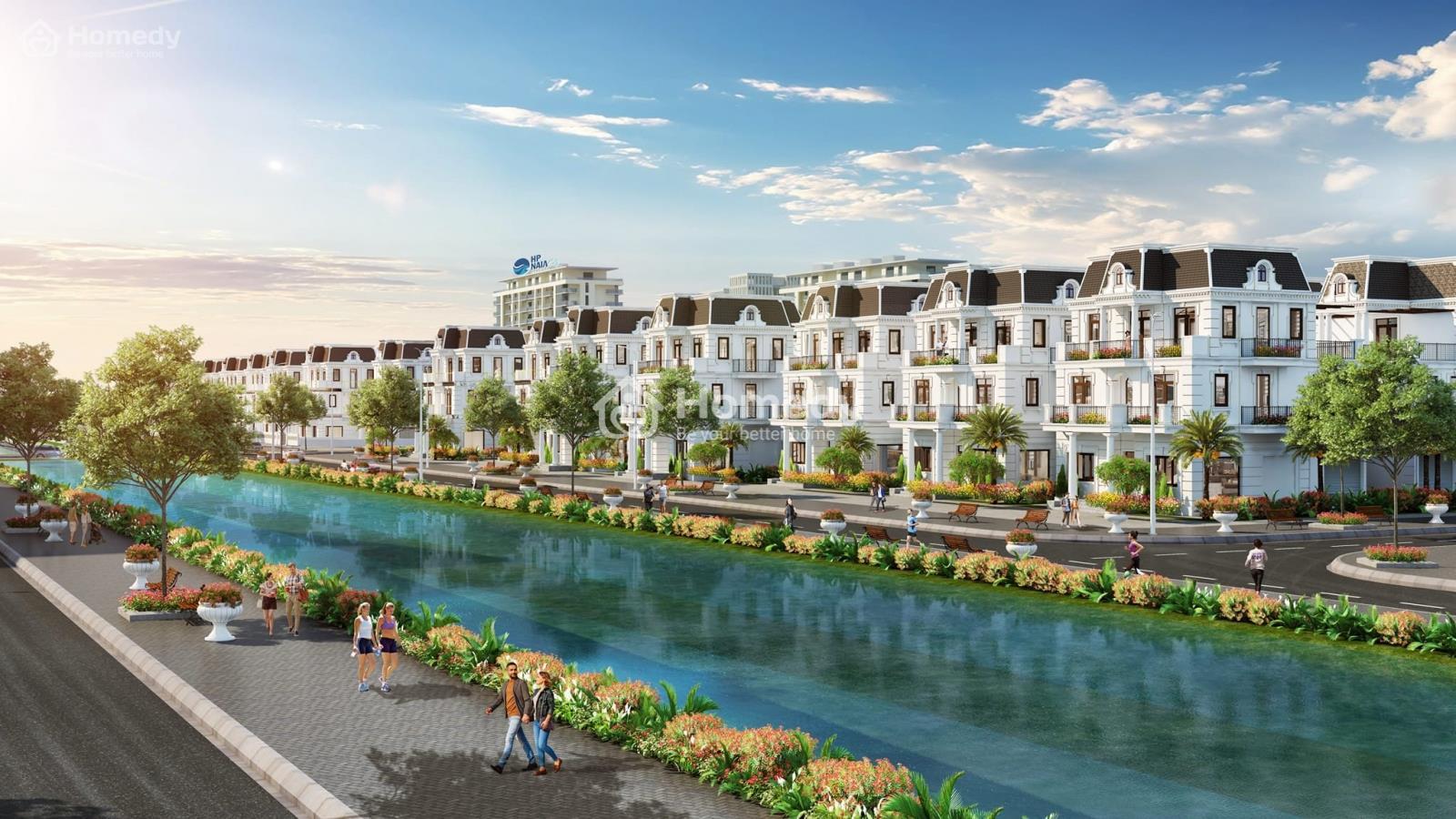 Phối cảnh dự án HP Naia City Móng Cái