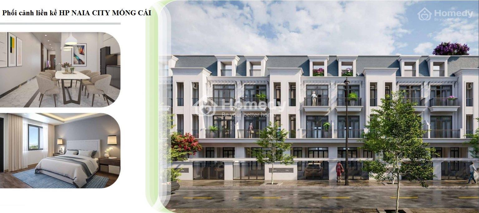 Phối cảnh Liền kề dự án HP Naia City Móng Cái