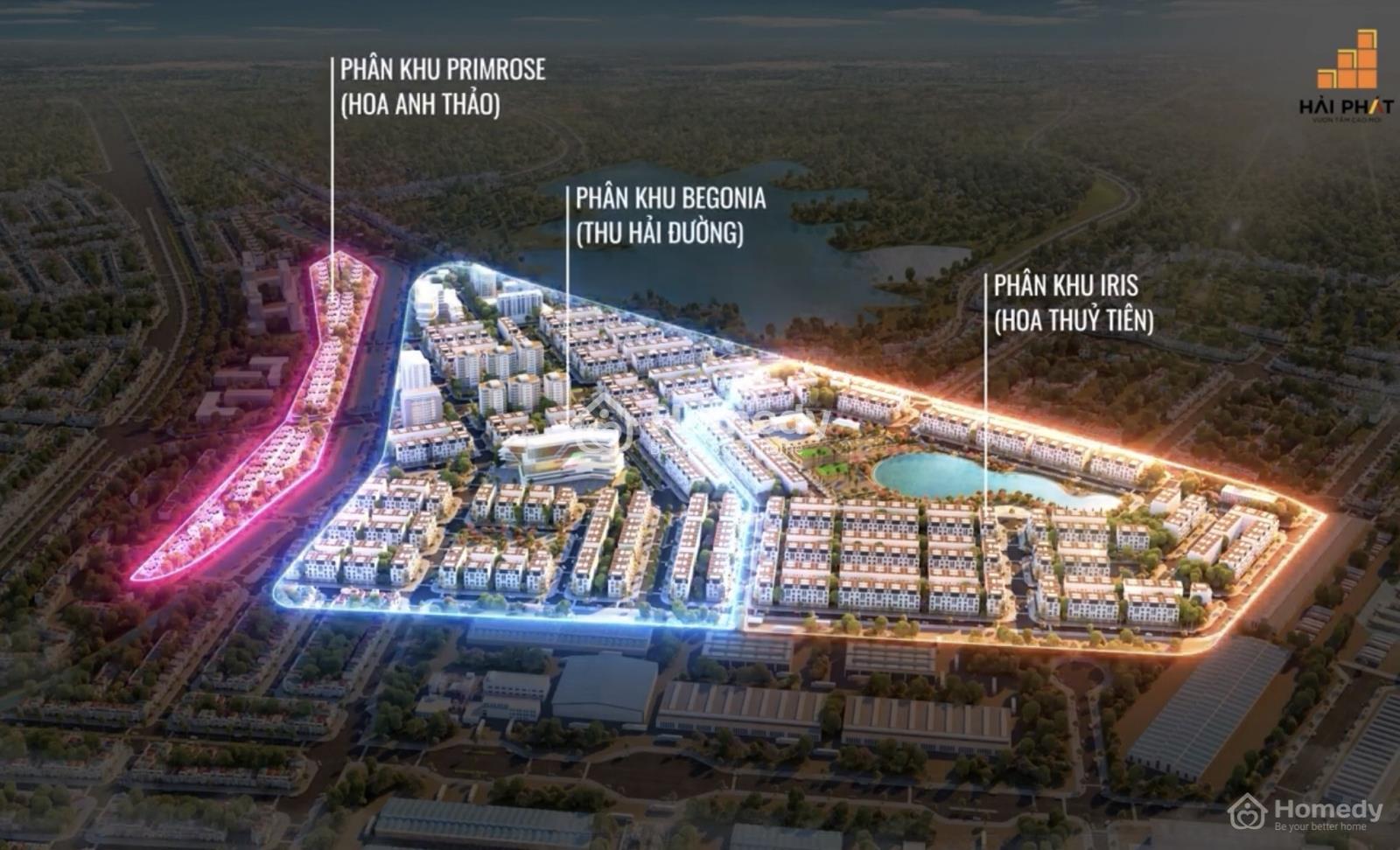 Mặt bằng dự án HP Naia City Móng Cái