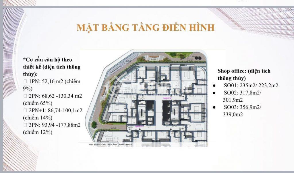 Mặt bằng tầng điển hình 