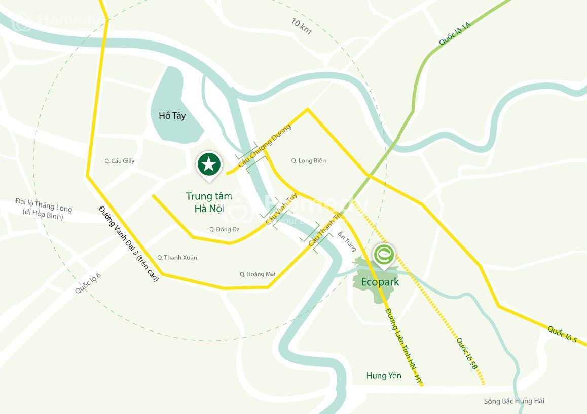 Vị trí dự án The Lines An Phú Ecopark