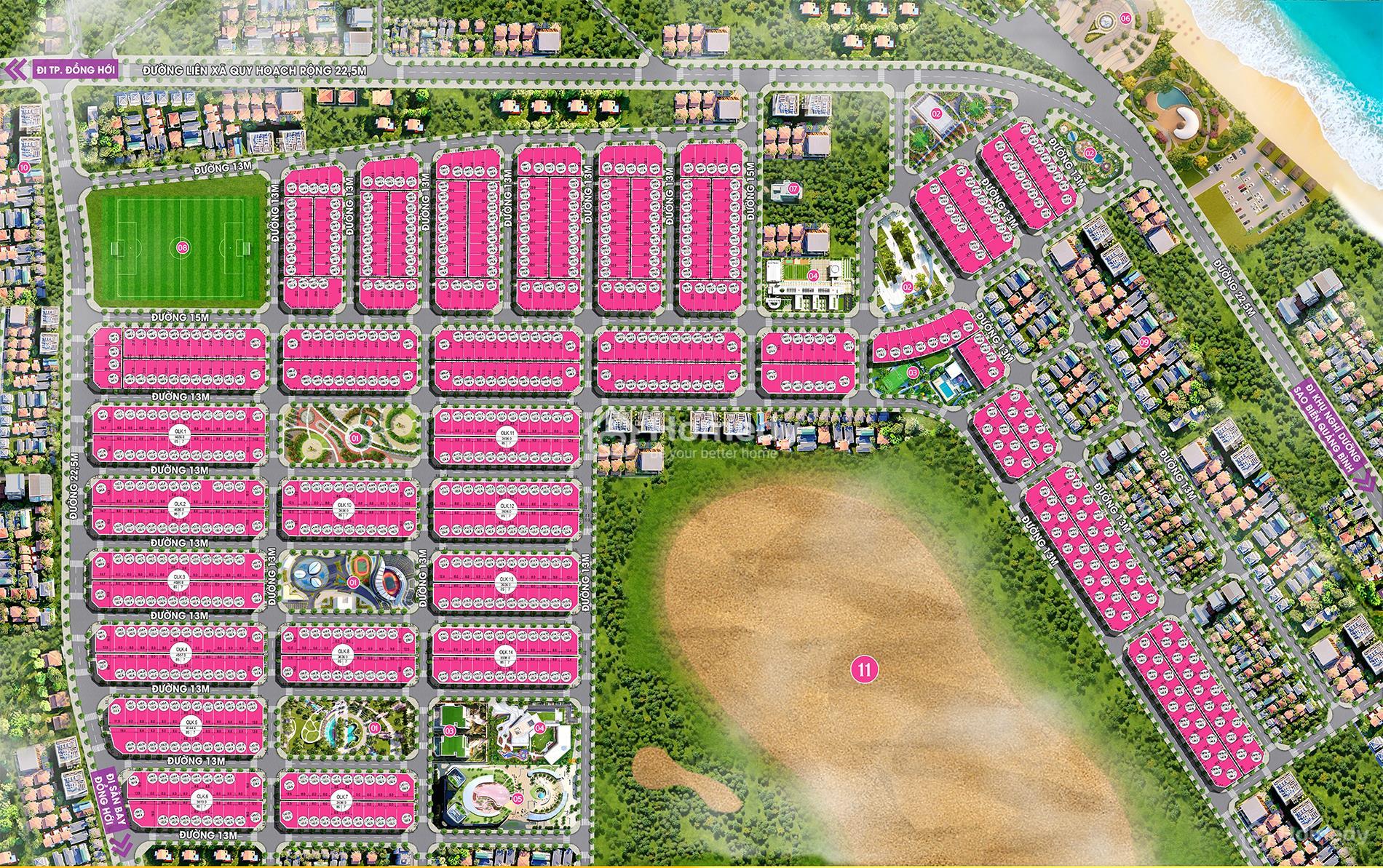 Mặt bằng dự án Seoul Village