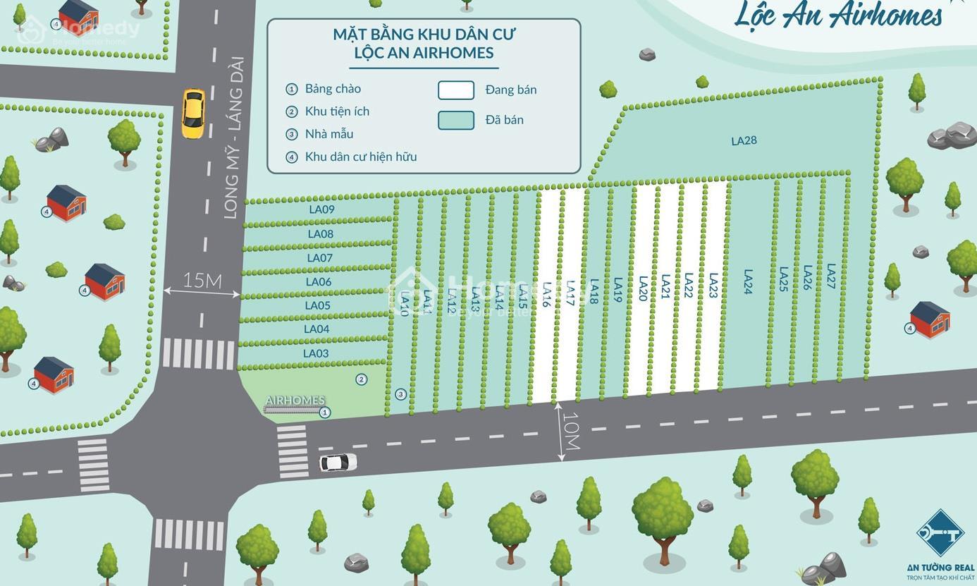 Mặt bằng tổng thể Lộc An Airhomes