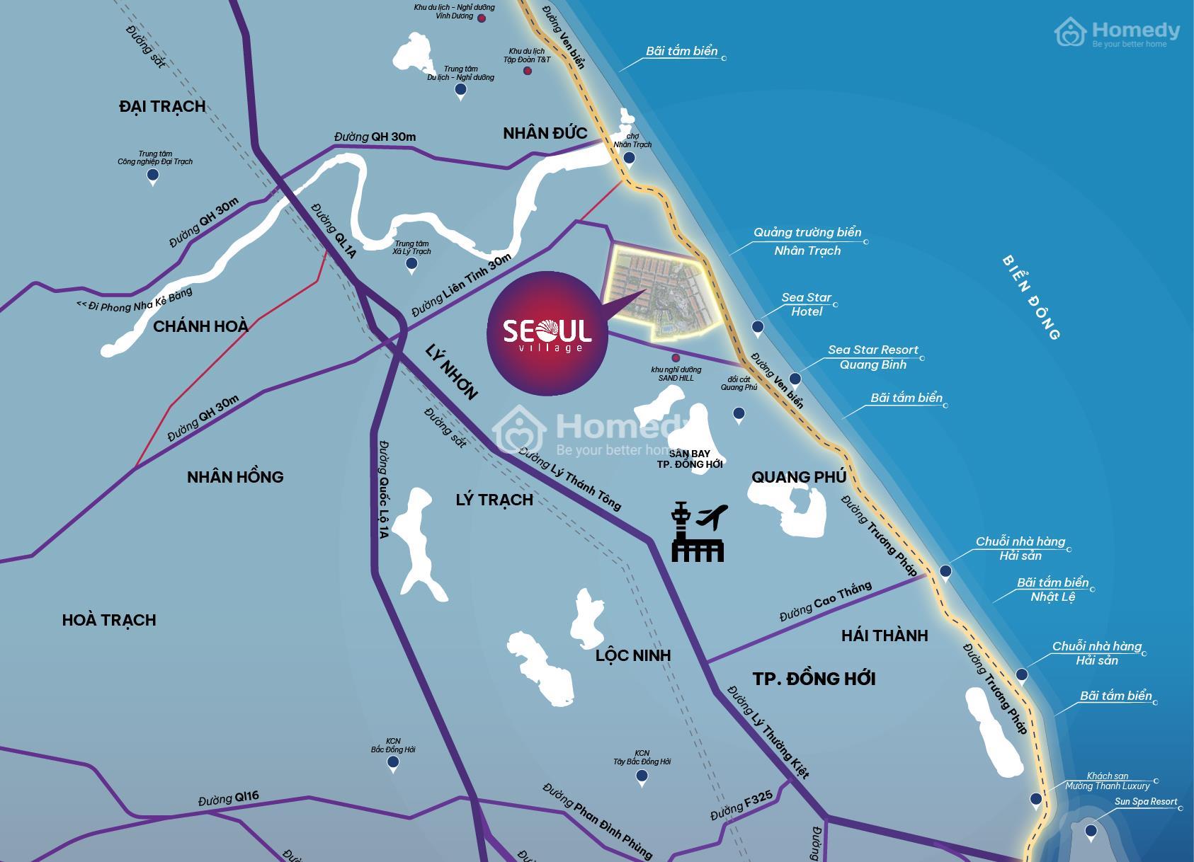 Vị trí dự án Seoul Village