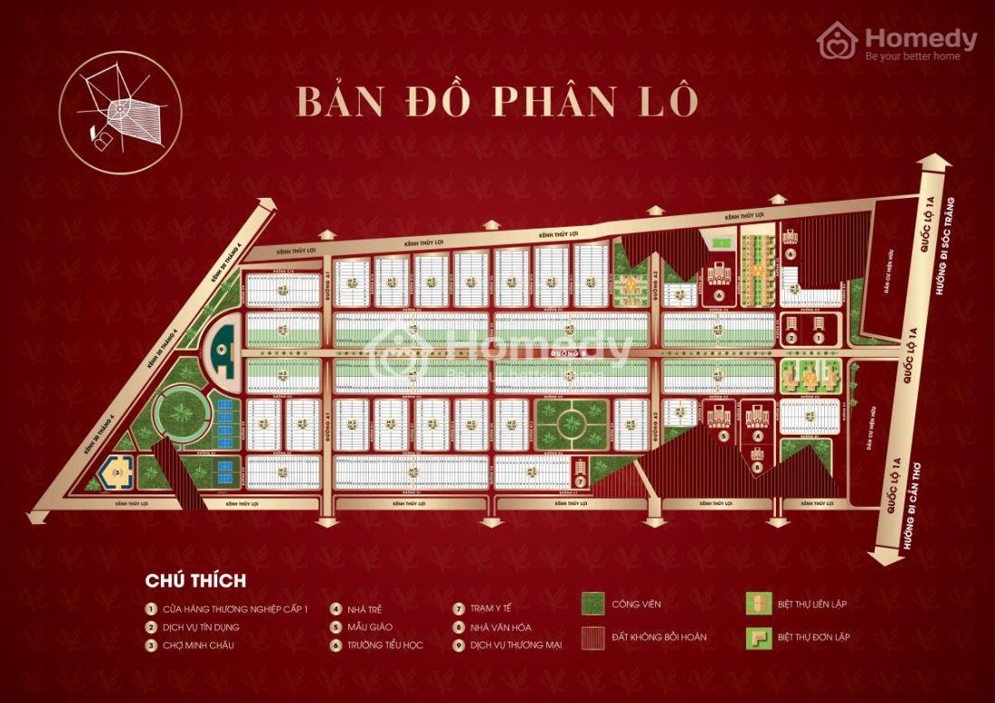 Mặt bằng Khu dân cư Minh Châu (Vạn Phát Avenue)