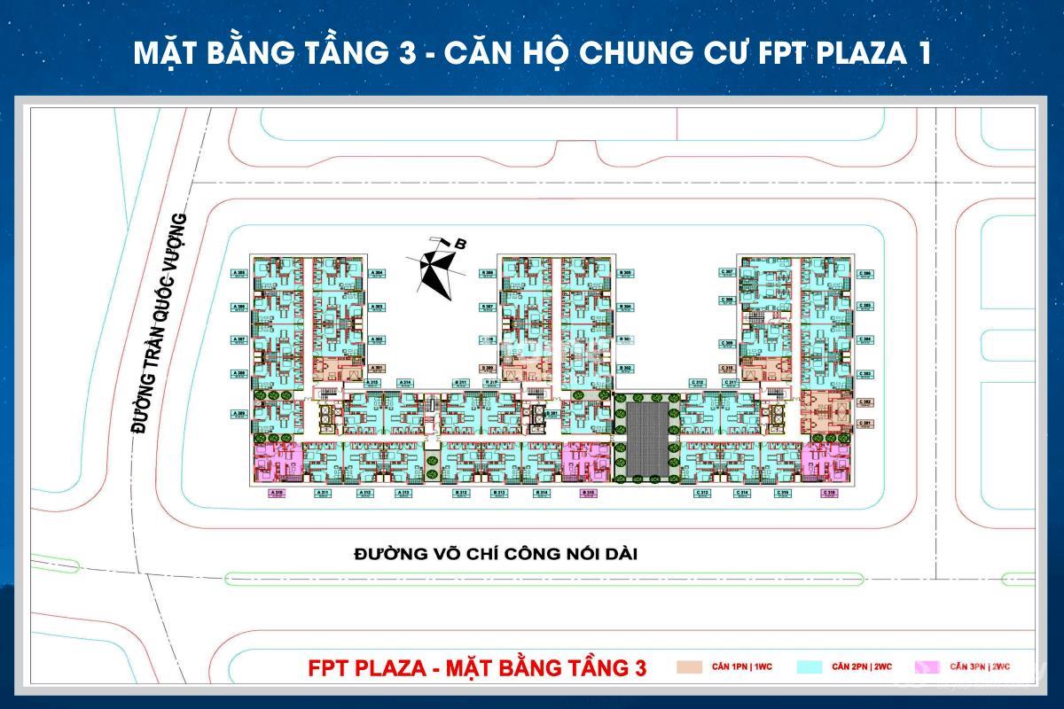 Mặt bằng tầng 5 FPT Plaza 1 Đà Nẵng