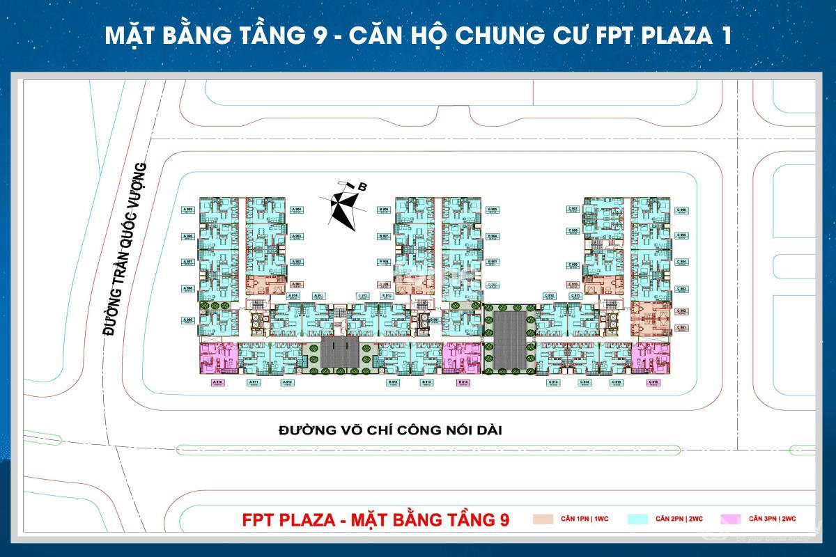 Mặt bằng tầng 5 FPT Plaza 1 Đà Nẵng