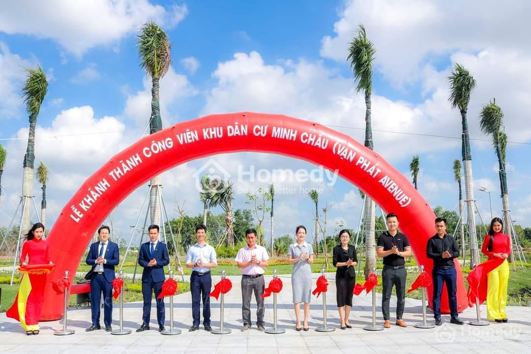 Hình ảnh thực tế Khu dân cư Minh Châu (Vạn Phát Avenue)