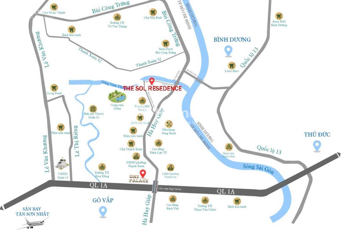 Vị trí The Sol Residence