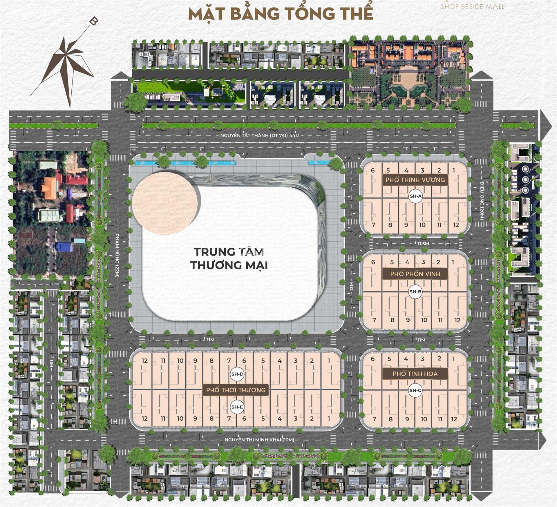 Mặt bằng Phước Long Unique Center