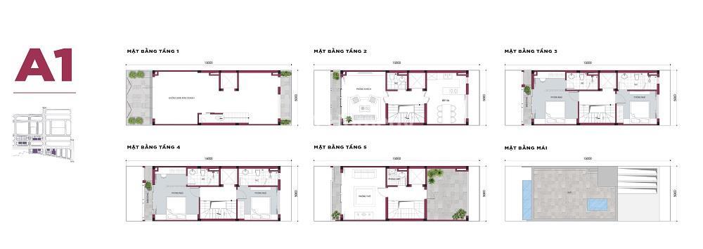 Mặt bằng Highway 5 Residences
