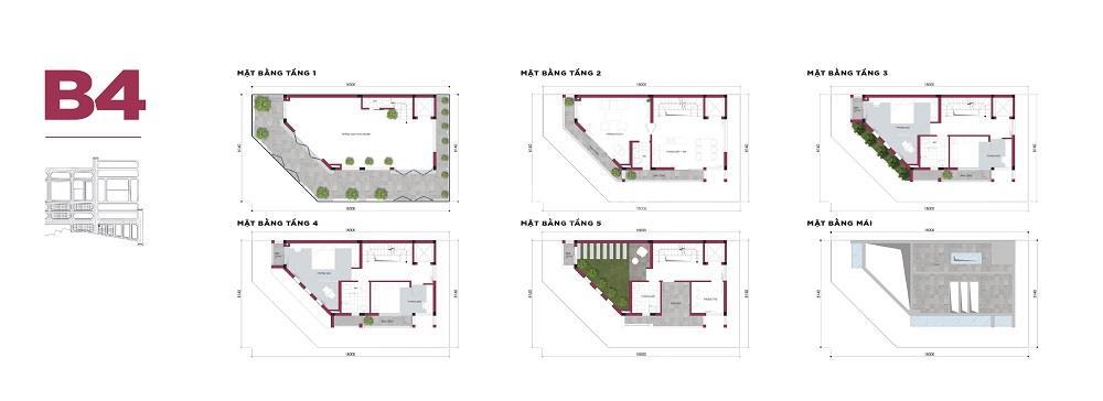 Mặt bằng Highway 5 Residences
