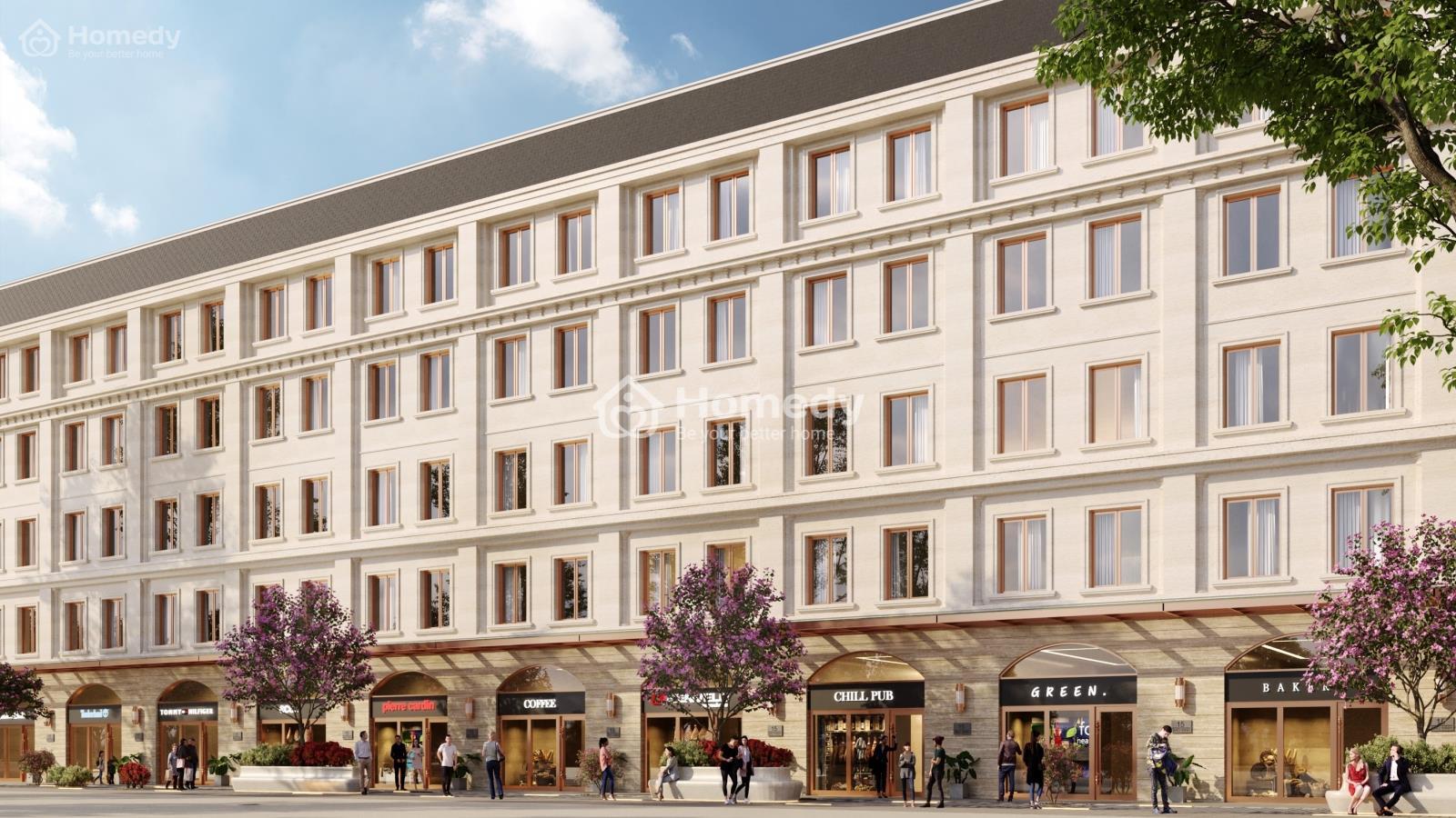  Phối cảnh Boutique Hotels 5,5 tầng thuộc các Bock OTM 4,6,7