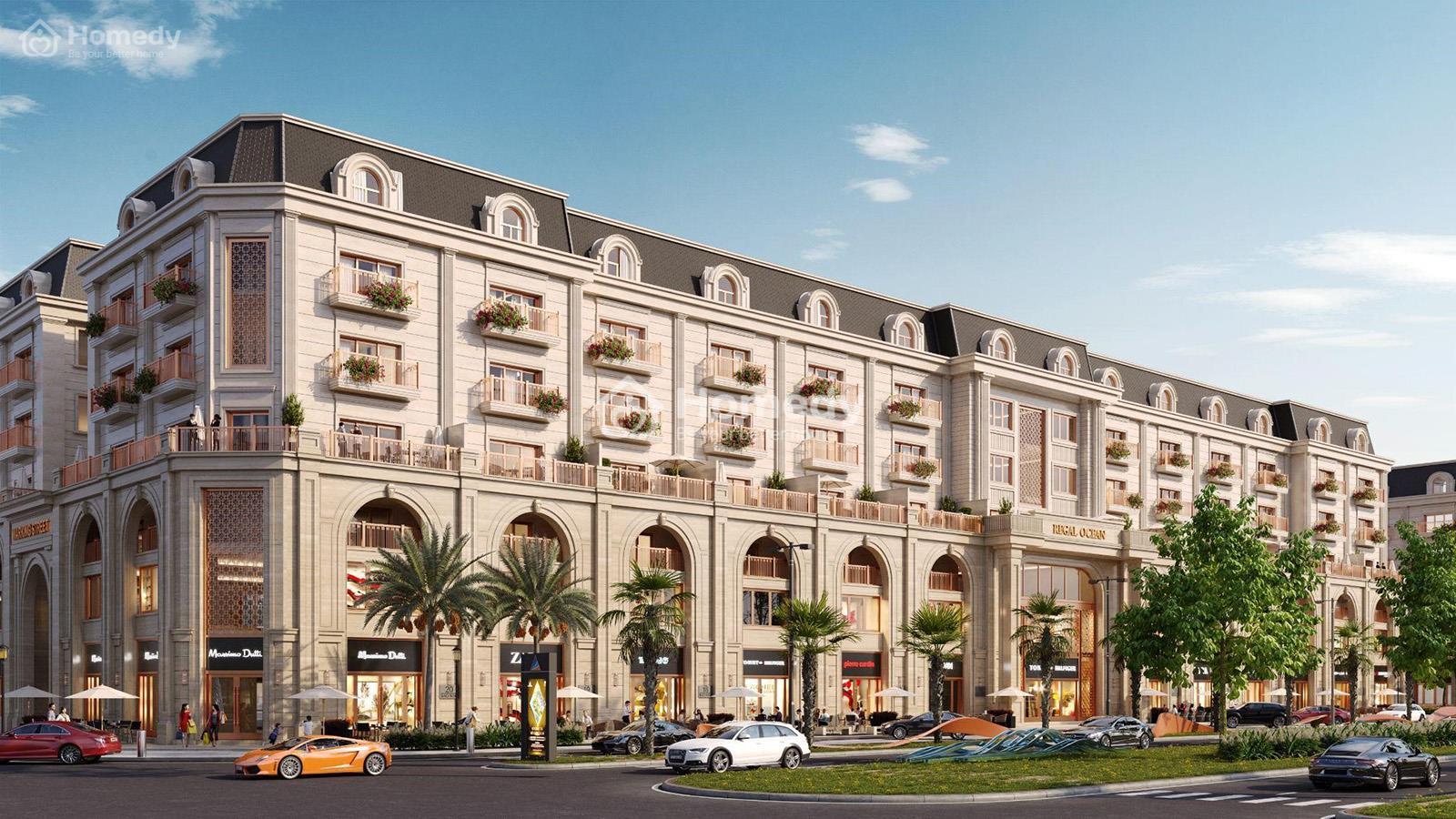  Phối cảnh Boutique Hotels 5,5 tầng thuộc các Bock OTM 4,6,7