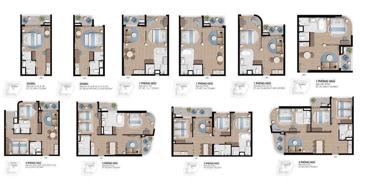 Mặt bằng FiveSeasons Homes