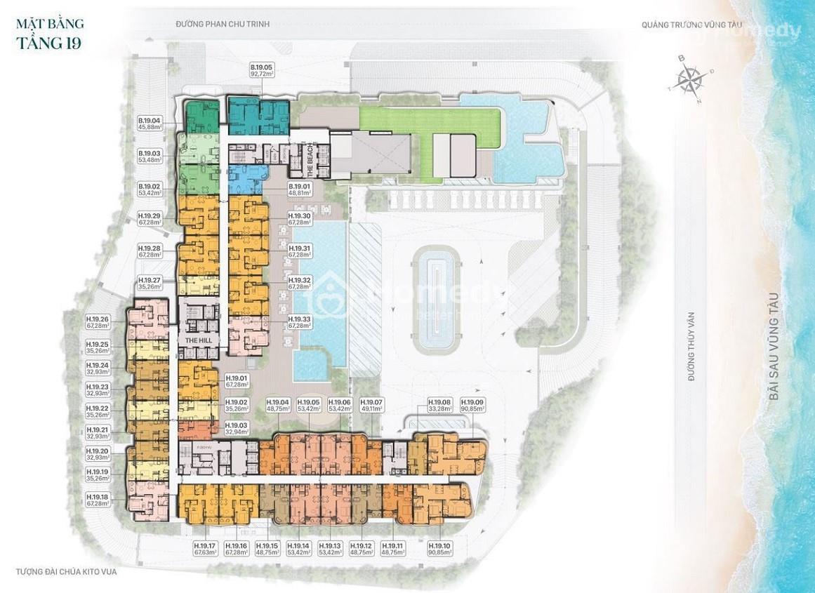 Mặt bằng FiveSeasons Homes