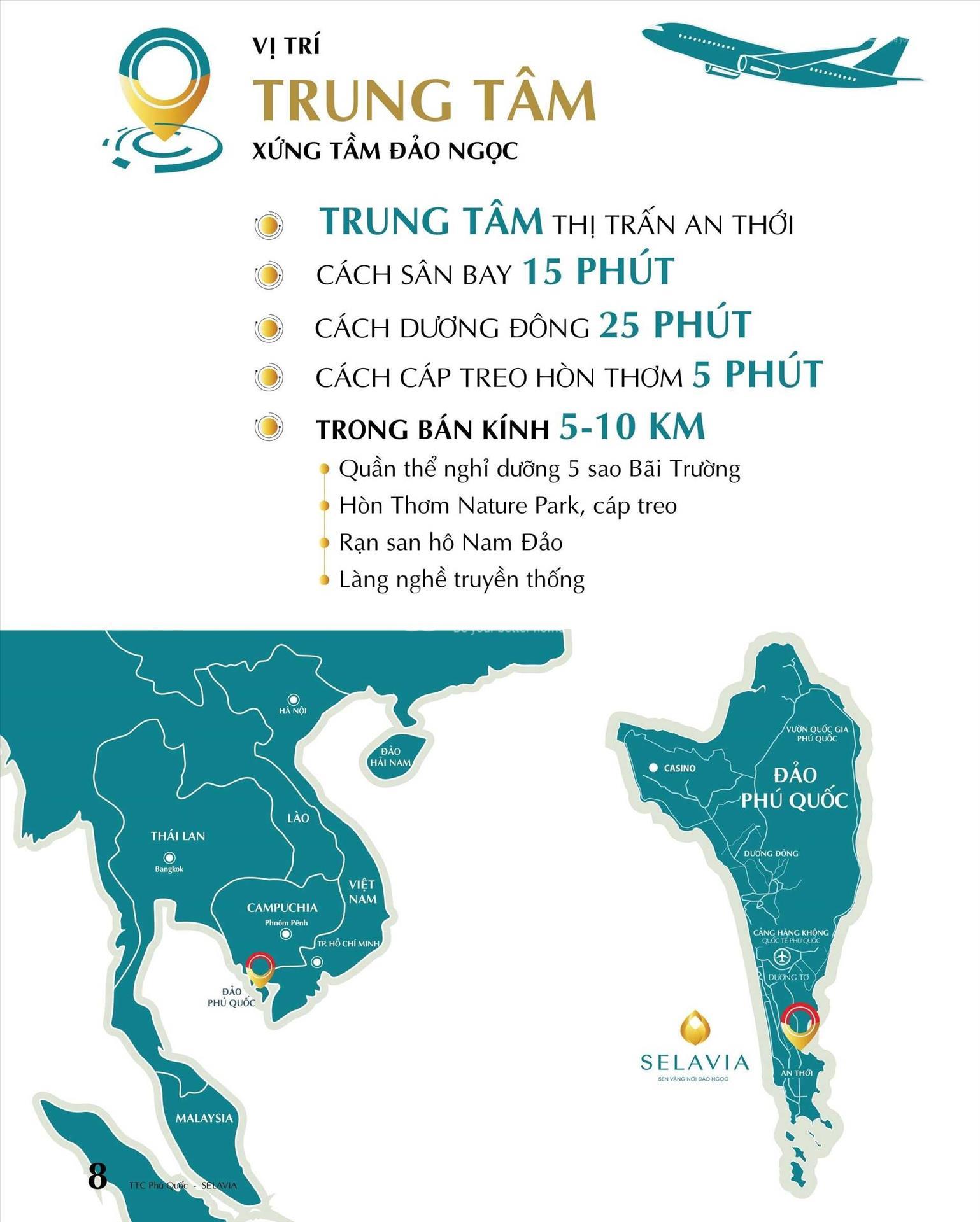 Vị trí dự án Selavia Phú Quốc (Selavia Bay)