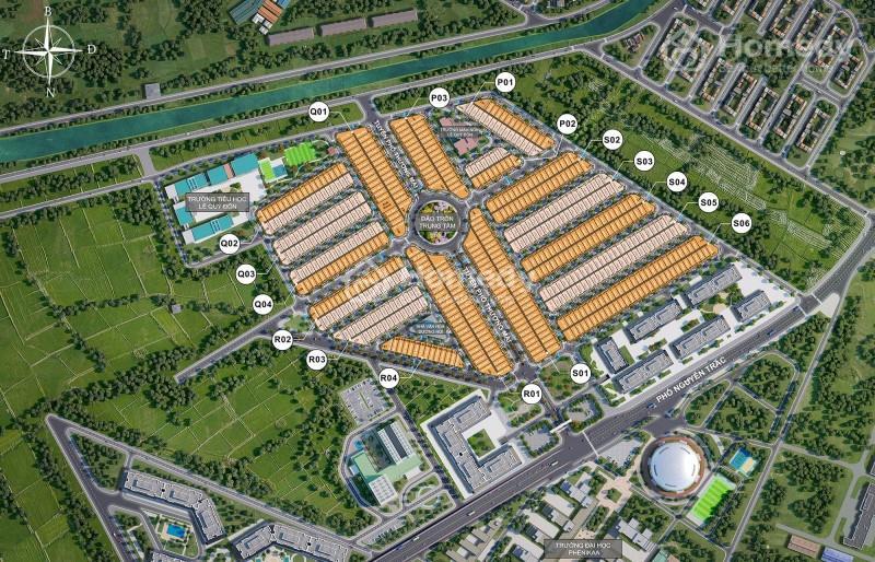 Mặt bằng tổng thể của biệt thự Solasta Mansion Dương Nội