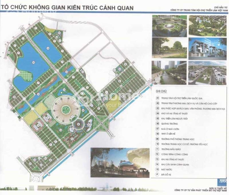 Mặt bằng của dự án Vinhomes Cổ Loa - Đông Anh